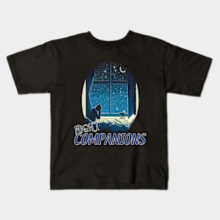 Night Companions Kids T-Shirt